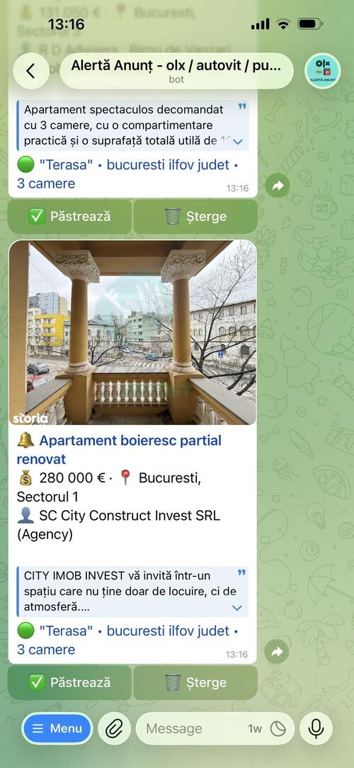AlertaAnunt - notificare apartament cu poze
